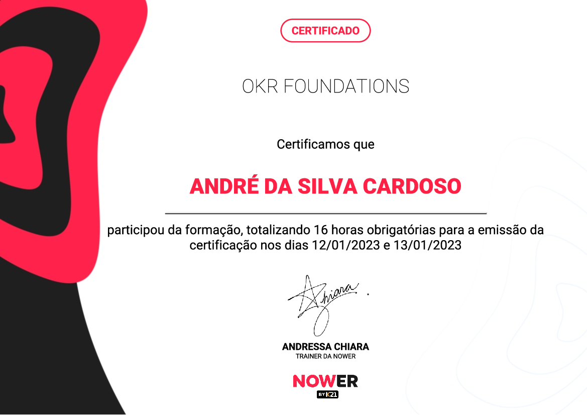 Certificado K21